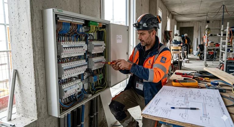 Schéma unifilaire électricien